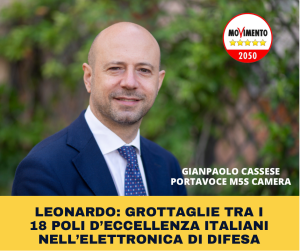 Leonardo: a Grottaglie la divisione di elettronica per la Difesa