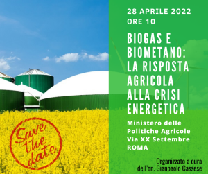 Biogas e Biometano: la risposta agricola alla crisi energetica